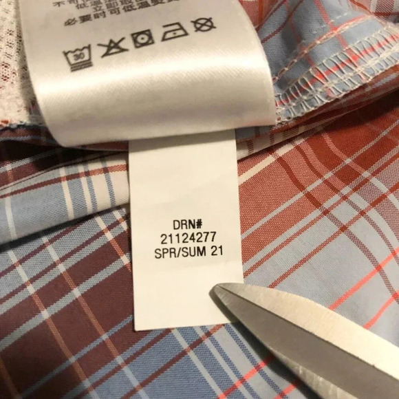 Eddie Bauer Travex Button Shirt Womens  Size XL Plaid Short Sleeve Shirt - Picture 12 of 16